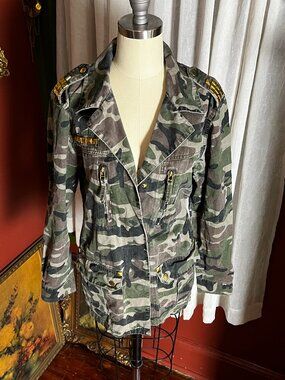 Vintage Parisian Camo Jacket